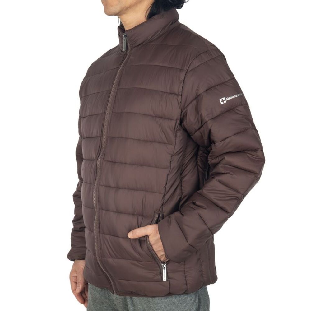 Alpine Swiss Niko Men’s Puffer Jacket Warm Down Alternative Insulated Coat |